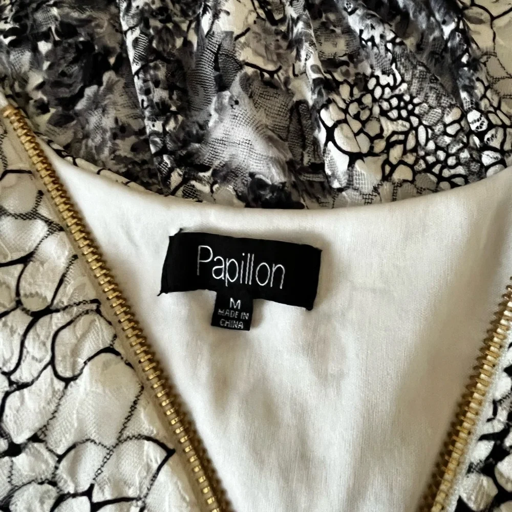 Papillon Blanc women’s sleeveless blouse top size M - Picture 7 of 9